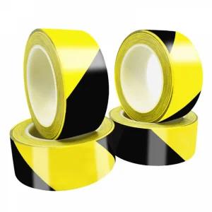안전표시 사선 테이프 황흑색 48mm x 18M 위험 통제 접근금지표시 띠