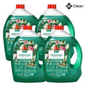 [지오클린] 퍼퓸 세탁세제 플로럴 2.5L x 4개