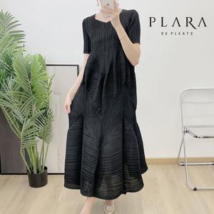 PLARA (88까지)머메이드플리츠원피스_PK2MOP044C