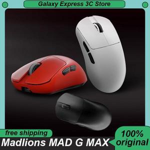 FGG MADLIONS MAD G Max 게임용 마우스, 2 가지 모드, 무선 경량 저지연, 8KHz PAW3395 센서 맞춤형 게이머