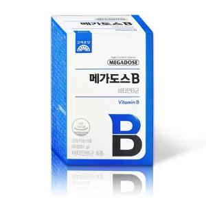 고려은단 메가도스B 850mg 60정x2개수용성비타민 고함량 여성 남성 B컴플렉스