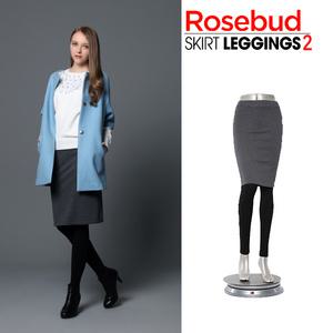 [비비안 로즈버드]남영비비안 ROSEBUD 힙업보정 기모 치마레깅스 2차 챠콜그레이