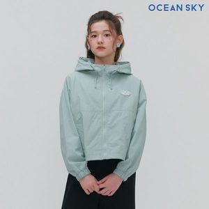 [보리보리/오션스카이]여아 바람막이 크롭 점퍼-DAJG4152B0S