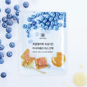 안나홀츠 로얄젤리에 숙성시킨 아사이베리 겔 마스크팩 100매
