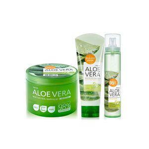 과일나라 알로에 수딩젤 500ml+미스트 125ml+클렌징폼 150ml