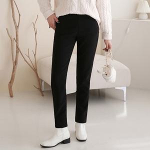 여성 55-99 국산 기모 일자 밴딩 바지 -WPN0268- 겨울