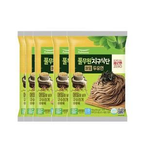풀무원 풀무원지구식단 메밀두유면(150gX5개) 1세트 간편한끼 캠핑 야식 비상식품 봄 식재료