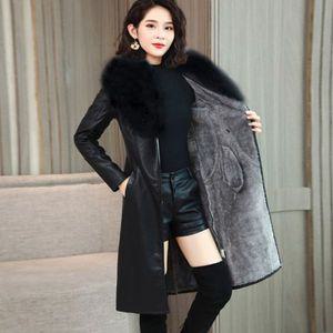 모피 자켓 캐시미어 밍크 트렌치 코트 겨울 인조 칼라 가죽 롱 루즈 여성 재킷 파카 토끼 양가죽 패션 여우