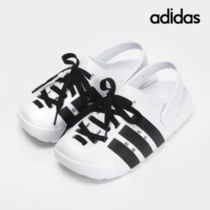 아디다스 샌들 아딜렛 클로그 2.0 화이트 JR4027