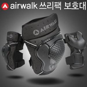[에어워크] 키네틱 무릎+팔꿈치+손목 성인 프리미엄 보호대