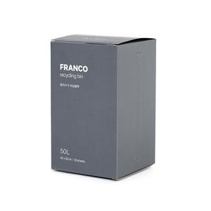 프랑코 분리수거 비닐봉투 50L/50매/쓰레기통 휴지통