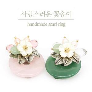 에메랄드원석스카프링
