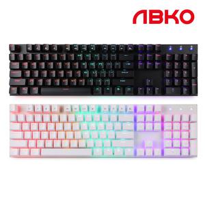 앱코 HACKER K640 축교환 게이밍 기계식 키보드 화이트 청축