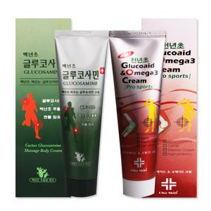 백년초 글루코사민/크림/천년초/바디크림/150mlx3개