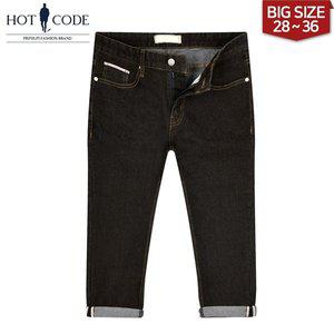 [HOTCODE]여름 남자 7부바지 청반바지 빅사이즈 스판 슬림일자 HC014 3 행사_P062180247