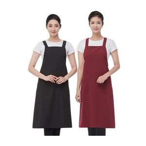 라인 벨크로 미디 미용실 앞치마/커피숍/식당/업소/어린이집
