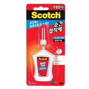 3M 강력 본드 순간 접착제 용량조절 액상형 AD124_L