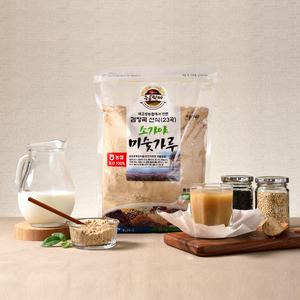 [초록숟가락]소가야 미숫가루 1kg, 검정곡 선식 새고성농협