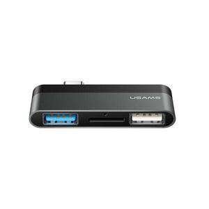 아트박스/유삼스 C타입 미니 카드리더 겸용 허브(2USB+Micro SD)