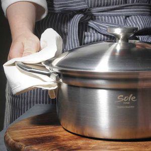 크로벨 소울돔 통3중 스텐레스 양수냄비 22cm