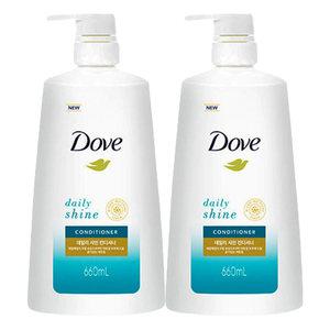 도브 데일리 샤인 린스 660ml 2개