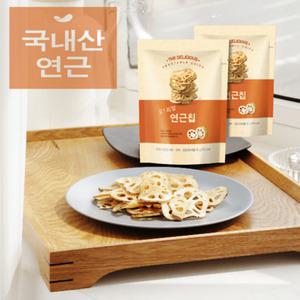 오! 리얼 연근칩 10봉 원물간식 아이간식 어르신 간식과자