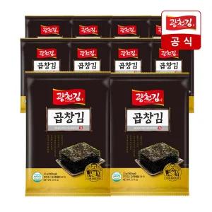 [소비기한25.10.01][광천김] 곱창김 전장김 20g 10봉