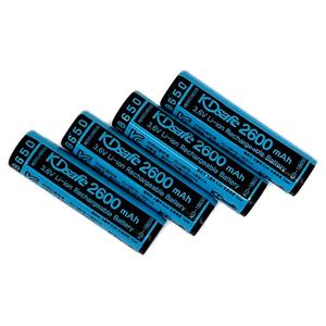 18650 리튬이온 충전지 배터리 과충 과방전 보호회로형 공칭 3.6V 완충 4.2V 2600mAh