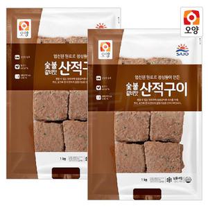 사조오양 숯불구이맛 고기산적 1kg x 2개