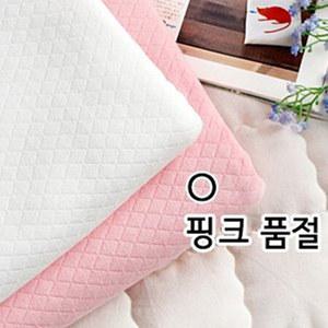 원단마트 대폭 퀼팅 다이마루 밀크 2컬러- 아기용품 마스크 티셔츠 실내복 각종의류 침구류 각종소품 인형
