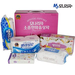 모나리자 소중한마음상자선물 화장지 각티슈 키친타올 집들이선물세트