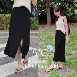 [핫핑](센텀시티점)여름내내 얼음쿨링밴딩롱스커트(썸머ver) H_SK3329