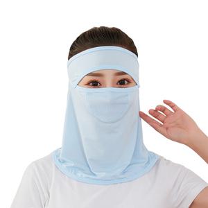 안면 쿨마스크/여름 쿨링 자외선차단 마스크/골프 자전거 등산 낚시 스포츠 얼굴 햇빛 가리개/안면 모자