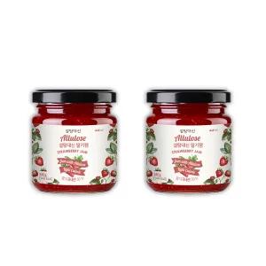 설탕대신 알룰로스 딸기잼 240g x 2, 국내산 딸기 50%