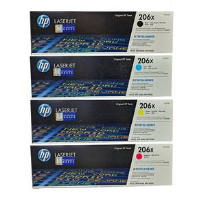 HP 정품토너 NO.206X W2110X + W2111X + W2112X + W2113X 세트 / M255 M282 시리즈/ SH