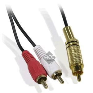 D380 RCA 우퍼 케이블 1.5m 변환선 스피커 연결 단자