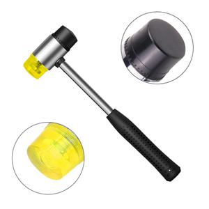 (양용 고무망치 4호) 45mm 양면 더블 헤드 diy 가죽 공예 작업 목공 마루 해머 망치