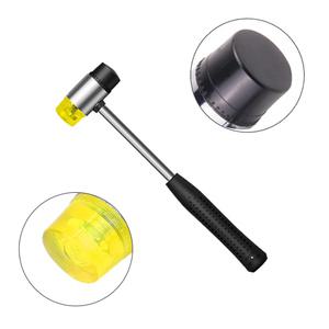 (양용 고무망치 2호) 30mm 양면 더블 헤드 diy 가죽 공예 작업 목공 마루 해머 망치