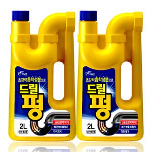 피죤 무균무때 드릴펑 2L x 2개