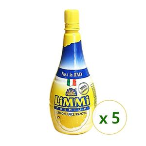 림미 레몬주스 레몬 즙 원액 농축액 200ml x 5개