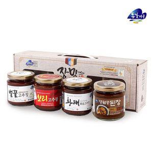[NS홈쇼핑][영월농협] 동강마루 장맛장류 4종세트(벌꿀고추장,보리고추장,황태볶음고추장,영..[24172571]