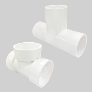 PVC T자 VG1 VG2 파이프 100mm 125mm 150mm 수도용 하수도 플라스틱 배관 부속 이음관
