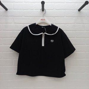 [소이]5부 블랙 쿨 빅 카라티(24M1763BK)