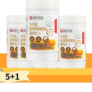일양약품 활력비타민B 플러스 800mg 60정 5+1개 비타민B군 엽산 비오틴 나이아신