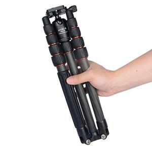 AOKA 탄소 섬유 경량 카메라 스탠드 삼각대 KN225C KB25 볼 헤드 5 섹션 최대 적재 11kg