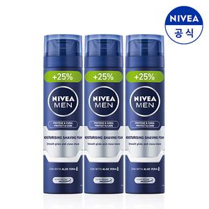 니베아 맨 프로텍트 앤 케어 쉐이빙 폼 250ml X 3개