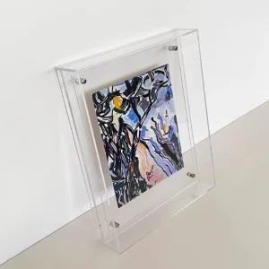 아크릴 자석 사진액자 투명/사진/액자/인테리어/아크릴/자석/용품/전시용/심플/소품/장식품/가정용/예쁜
