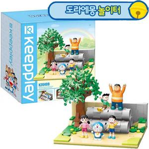 신상 도라에몽 놀이터 블럭 한국판 정품 k20409 266PCS 키플레이 Keeppley 도라에몽 블럭 도라에몽