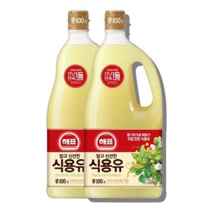 해표 식용유 1.8리터 콩식용유 2개