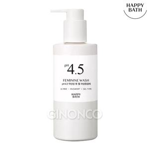 (사은품증정) 해피바스 pH 4.5 약산성 쑥 젤 여성청결제 250g x1 순한 저자극